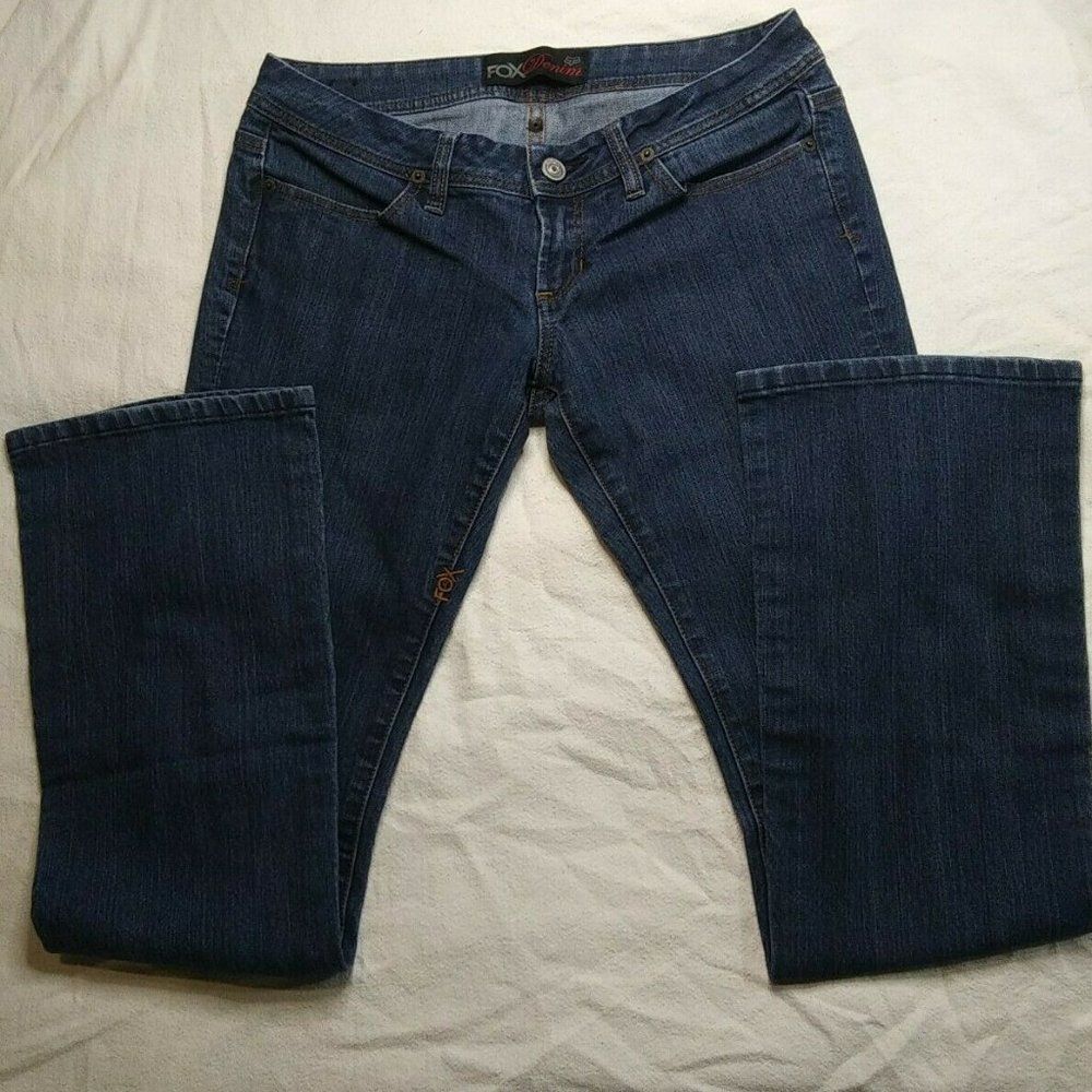 FOX Denim Women's Jeans Size 5 BRILLIANT Blue Jeans